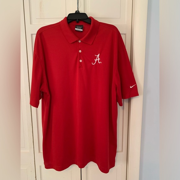 Nike Other - Alabama University Nike Dri-Fit Golf Polo Shirt